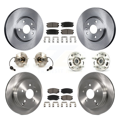 [Avant + Arrière] Kit d'ensemble roulement de roue et moyeu pour 2010-2017 Chevrolet Equinox GMC Terrain KBB-119371