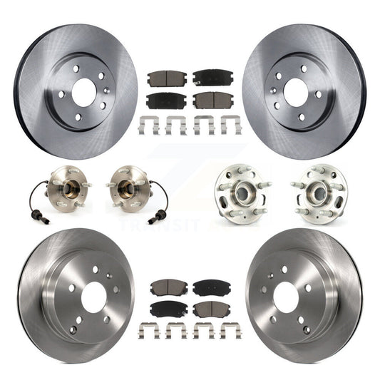 [Avant + Arrière] Kit d'ensemble roulement de roue et moyeu pour 2010-2017 Chevrolet Equinox GMC Terrain KBB-119371