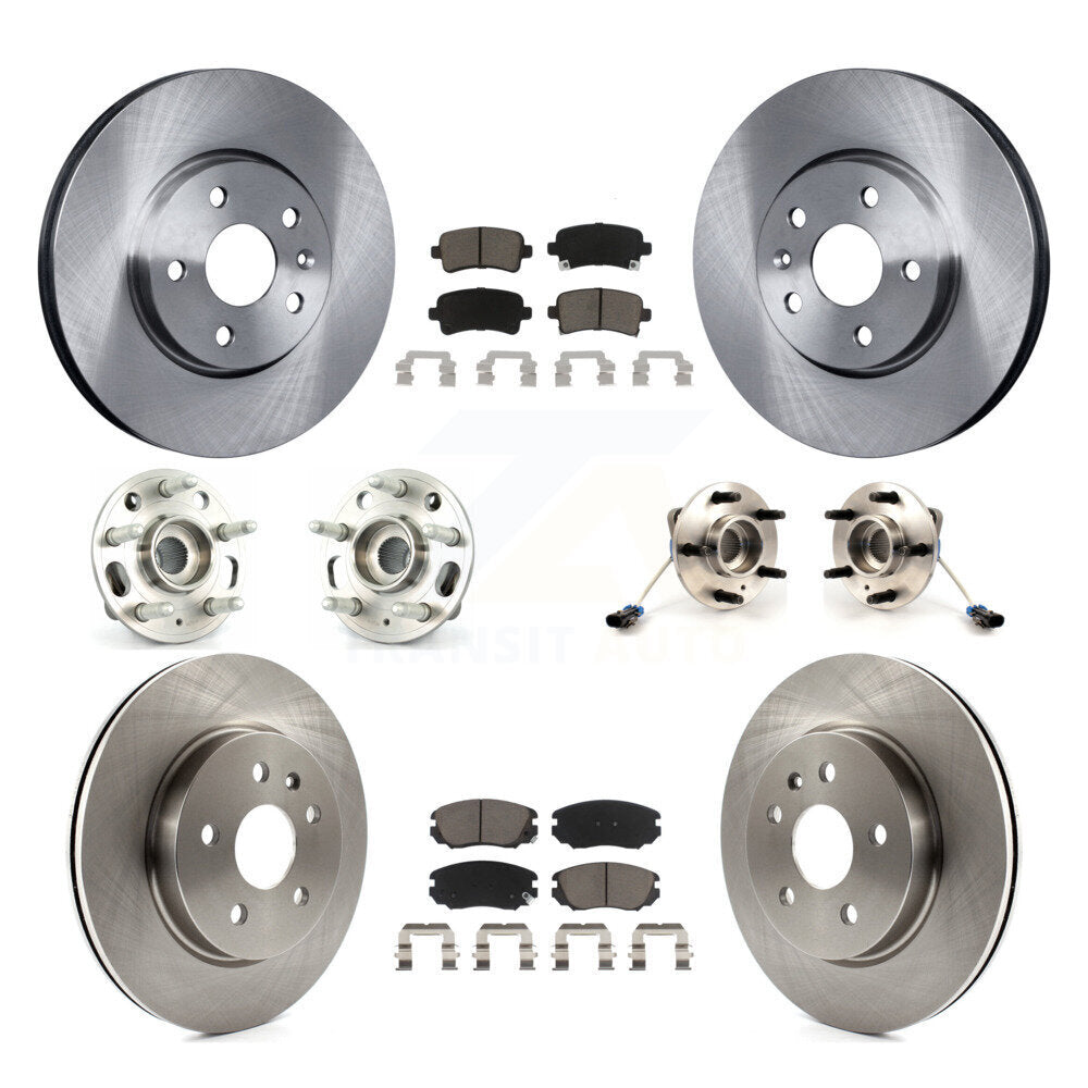 [Avant + Arrière] Kit d'ensemble roulement de roue et moyeu pour 2010 Buick Allure KBB-119372