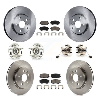 [Avant + Arrière] Kit d'ensemble roulement de roue et moyeu pour 2010 Buick Allure KBB-119372