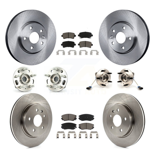 [Avant + Arrière] Kit d'ensemble roulement de roue et moyeu pour 2010 Buick Allure KBB-119372