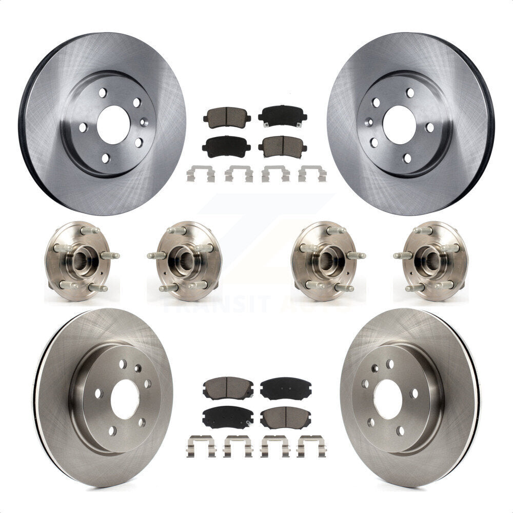 [Avant + Arrière] Kit d'ensemble roulement de roue et moyeu pour 2018-2019 Chevrolet Impala KBB-119373 par Transit Auto
