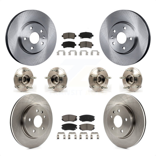 [Avant + Arrière] Kit d'ensemble roulement de roue et moyeu pour 2018-2019 Chevrolet Impala KBB-119373 par Transit Auto