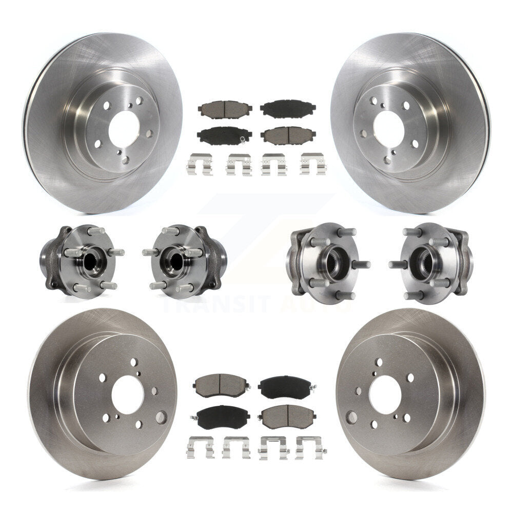 [Avant + Arrière] Kit d'ensemble roulement de roue et moyeu pour Subaru Forester Crosstrek XV avec 292mm Diameter Rotor KBB-119374