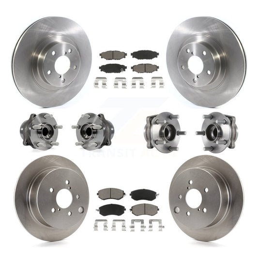 [Avant + Arrière] Kit d'ensemble roulement de roue et moyeu pour Subaru Forester Crosstrek XV avec 292mm Diameter Rotor KBB-119374