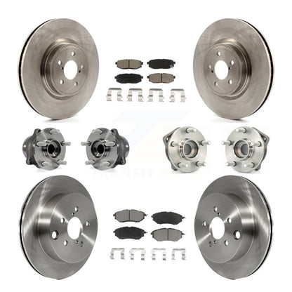 [Avant + Arrière] Kit d'ensemble roulement de roue et moyeu pour 2014 Subaru Forester 2.0L To 01 14 KBB-119381