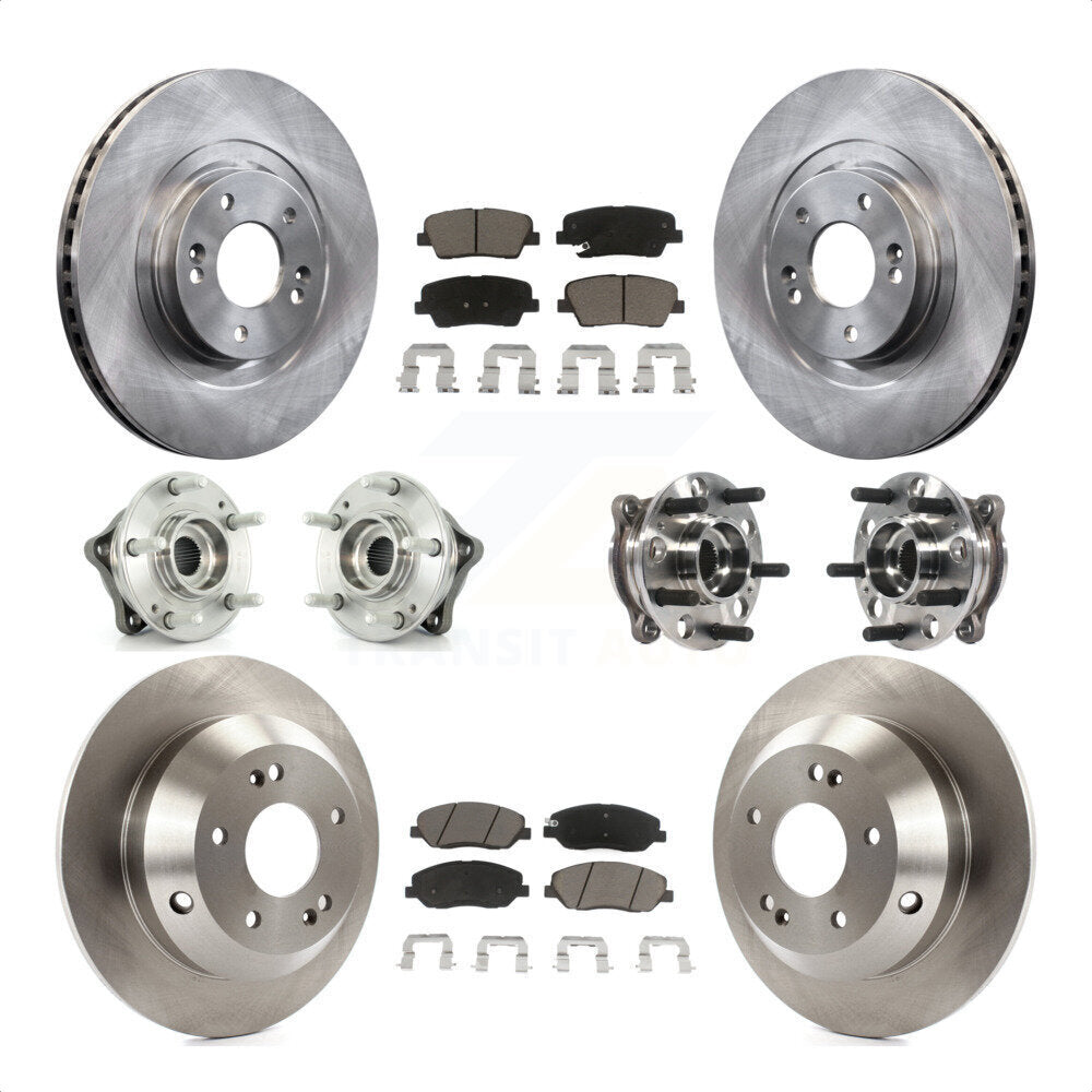 [Avant + Arrière] Kit d'ensemble roulement de roue et moyeu pour Hyundai Santa Fe XL AWD avec 3.3L KBB-119391 par Transit Auto
