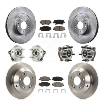 [Avant + Arrière] Kit d'ensemble roulement de roue et moyeu pour Hyundai Santa Fe XL AWD avec 3.3L KBB-119391 par Transit Auto