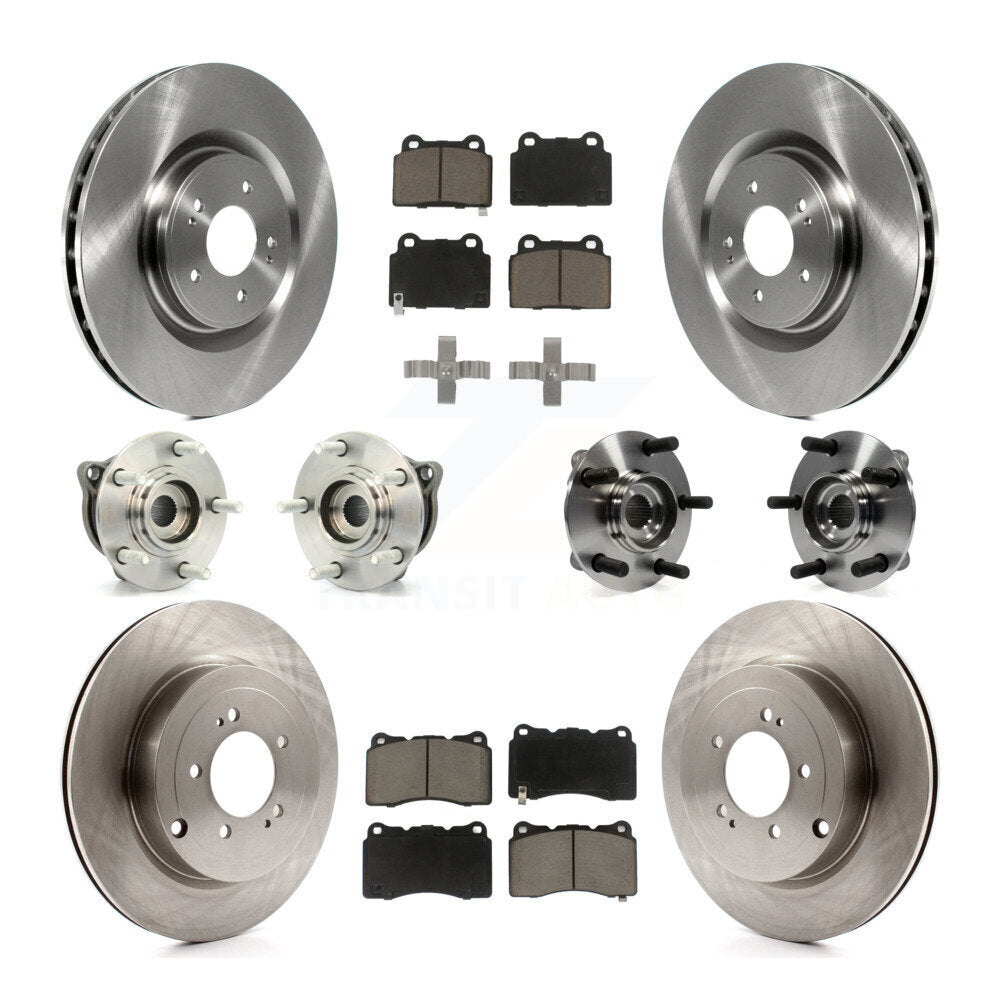 [Avant + Arrière] Kit d'ensemble roulement de roue et moyeu pour Mitsubishi Lancer KBB-119400