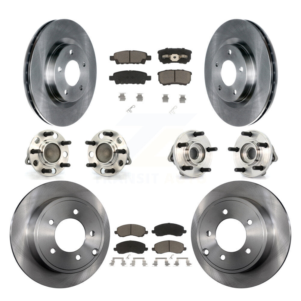 [Avant + Arrière] Kit d'ensemble roulement de roue et moyeu pour Dodge Chrysler Avenger Sebring 200 Caliber KBB-119403