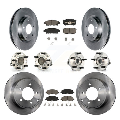 [Avant + Arrière] Kit d'ensemble roulement de roue et moyeu pour Dodge Chrysler Avenger Sebring 200 Caliber KBB-119403