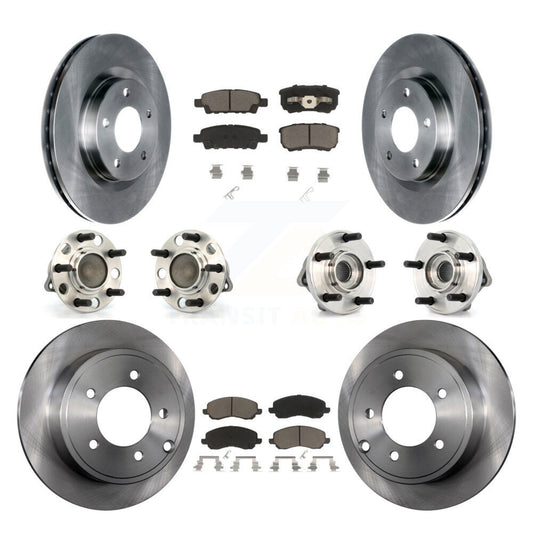 [Avant + Arrière] Kit d'ensemble roulement de roue et moyeu pour Dodge Chrysler Avenger Sebring 200 Caliber KBB-119403