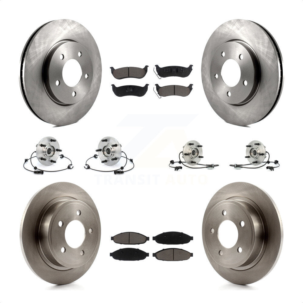 [Avant + Arrière] Kit d'ensemble roulement de roue et moyeu pour 2007-2008 Chrysler Pacifica FWD KBB-119409 par Transit Auto