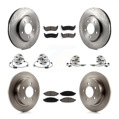 [Avant + Arrière] Kit d'ensemble roulement de roue et moyeu pour 2007-2008 Chrysler Pacifica FWD KBB-119409 par Transit Auto