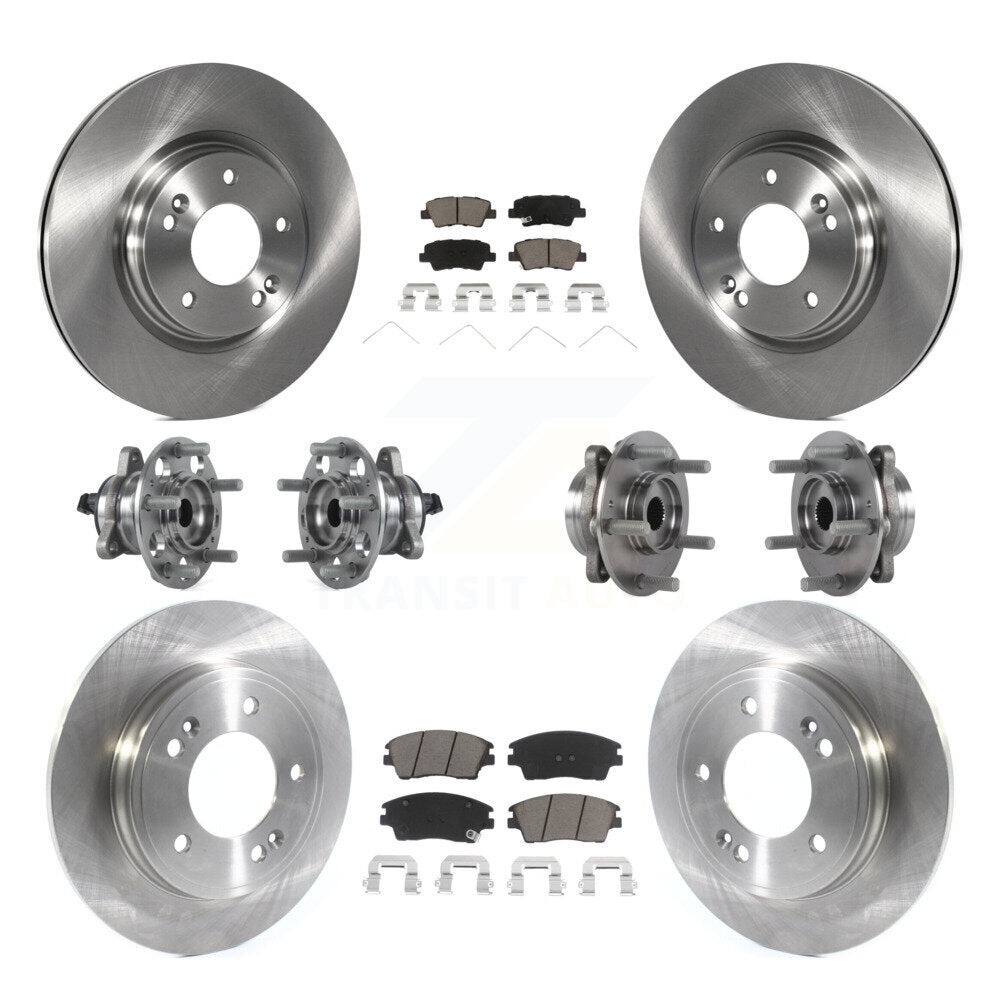 [Avant + Arrière] Kit d'ensemble roulement de roue et moyeu pour Hyundai Elantra 1.6L KBB-119411