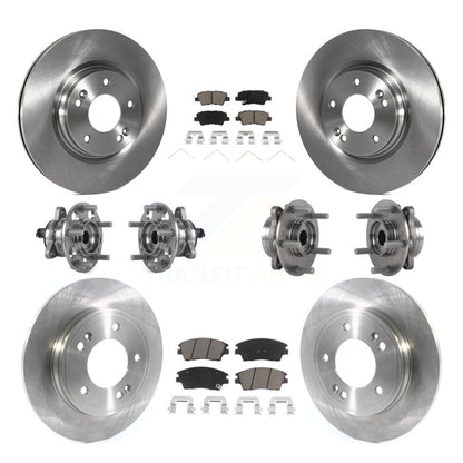 [Avant + Arrière] Kit d'ensemble roulement de roue et moyeu pour Hyundai Elantra 1.6L KBB-119411