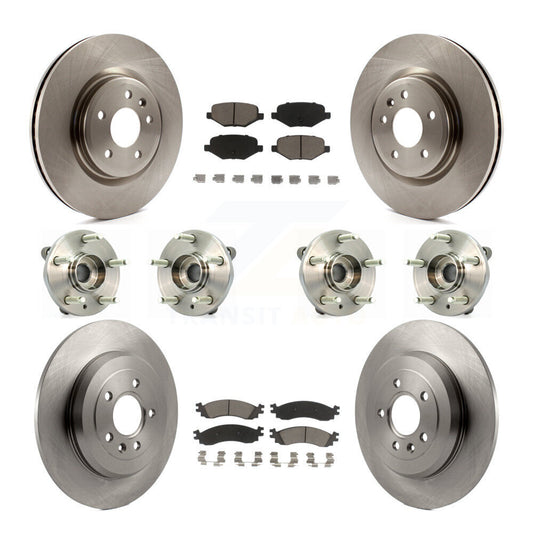 [Avant + Arrière] Kit d'ensemble roulement de roue et moyeu pour 2010-2012 Ford Taurus SHO KBB-119412