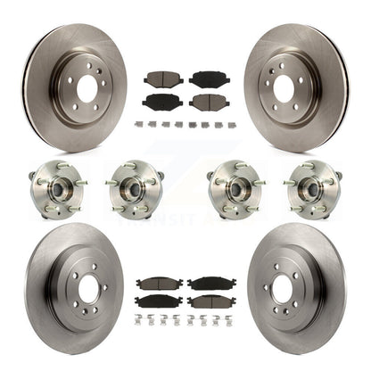 [Avant + Arrière] Kit d'ensemble roulement de roue et moyeu pour 2009-2010 Lincoln MKS KBB-119413