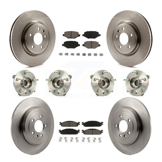 [Avant + Arrière] Kit d'ensemble roulement de roue et moyeu pour 2009-2010 Lincoln MKS KBB-119413