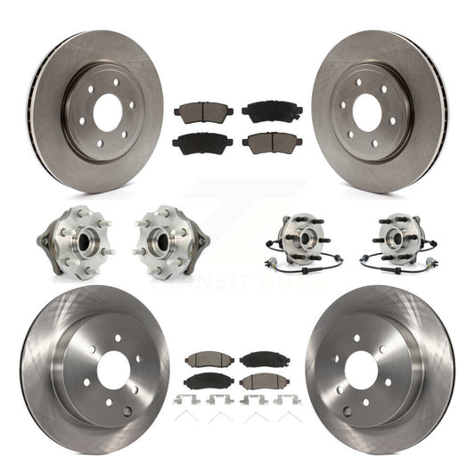 [Avant + Arrière] Kit d'ensemble roulement de roue et moyeu pour Nissan Pathfinder KBB-119417