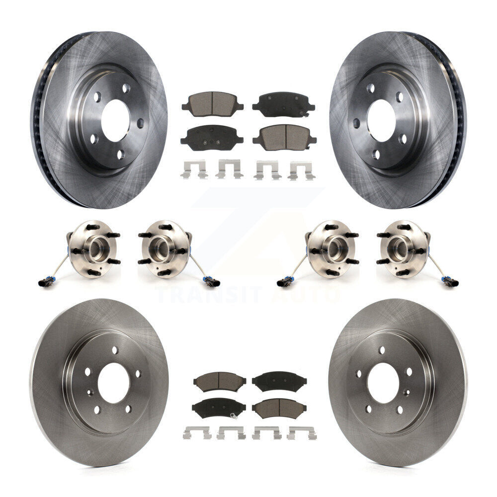 [Avant + Arrière] Kit d'ensemble roulement de roue et moyeu pour 2005 Chevrolet Uplander Pontiac Montana Buick Terraza KBB-119421