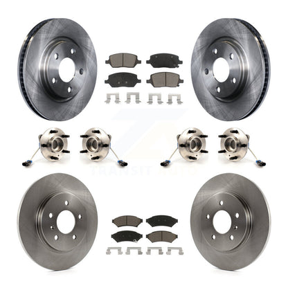 [Avant + Arrière] Kit d'ensemble roulement de roue et moyeu pour 2005 Chevrolet Uplander Pontiac Montana Buick Terraza KBB-119421