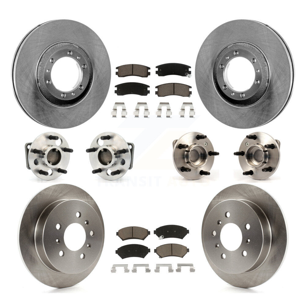 [Avant + Arrière] Kit d'ensemble roulement de roue et moyeu pour Buick Century Regal Pontiac Grand Prix Non-ABS KBB-119422