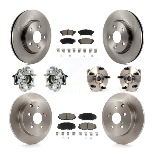 [Avant + Arrière] Kit d'ensemble roulement de roue et moyeu pour 2012-2018 Toyota Prius V KBB-119425