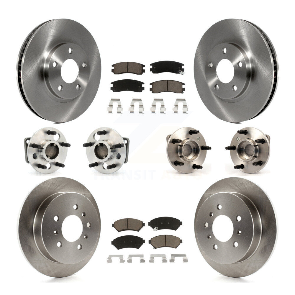 [Avant + Arrière] Kit d'ensemble roulement de roue et moyeu pour Chevrolet Impala Monte Carlo Non-ABS KBB-119429