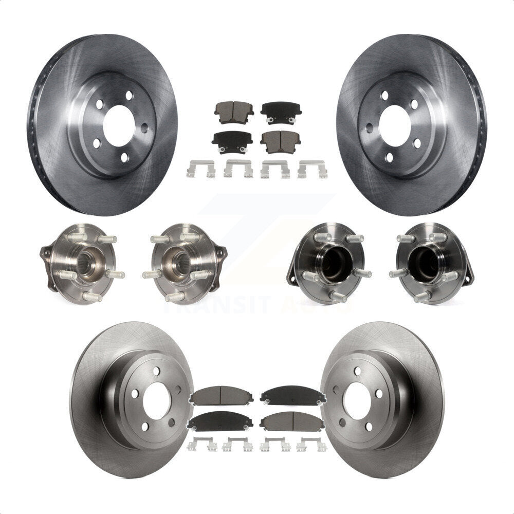[Avant + Arrière] Kit d'ensemble roulement de roue et moyeu pour 2019-2020 Chrysler 300 RWD avec 5.7L KBB-119430 par Transit Auto