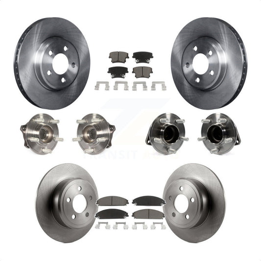 [Avant + Arrière] Kit d'ensemble roulement de roue et moyeu pour 2019-2020 Chrysler 300 RWD avec 5.7L KBB-119430 par Transit Auto
