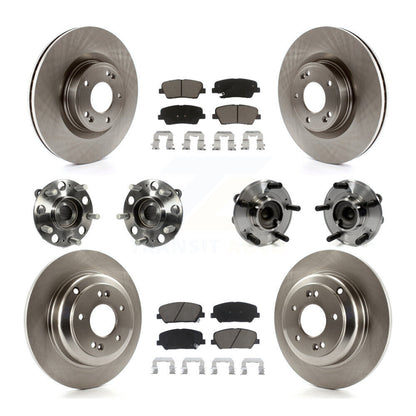 [Avant + Arrière] Kit d'ensemble roulement de roue et moyeu pour Hyundai Genesis Coupe KBB-119437