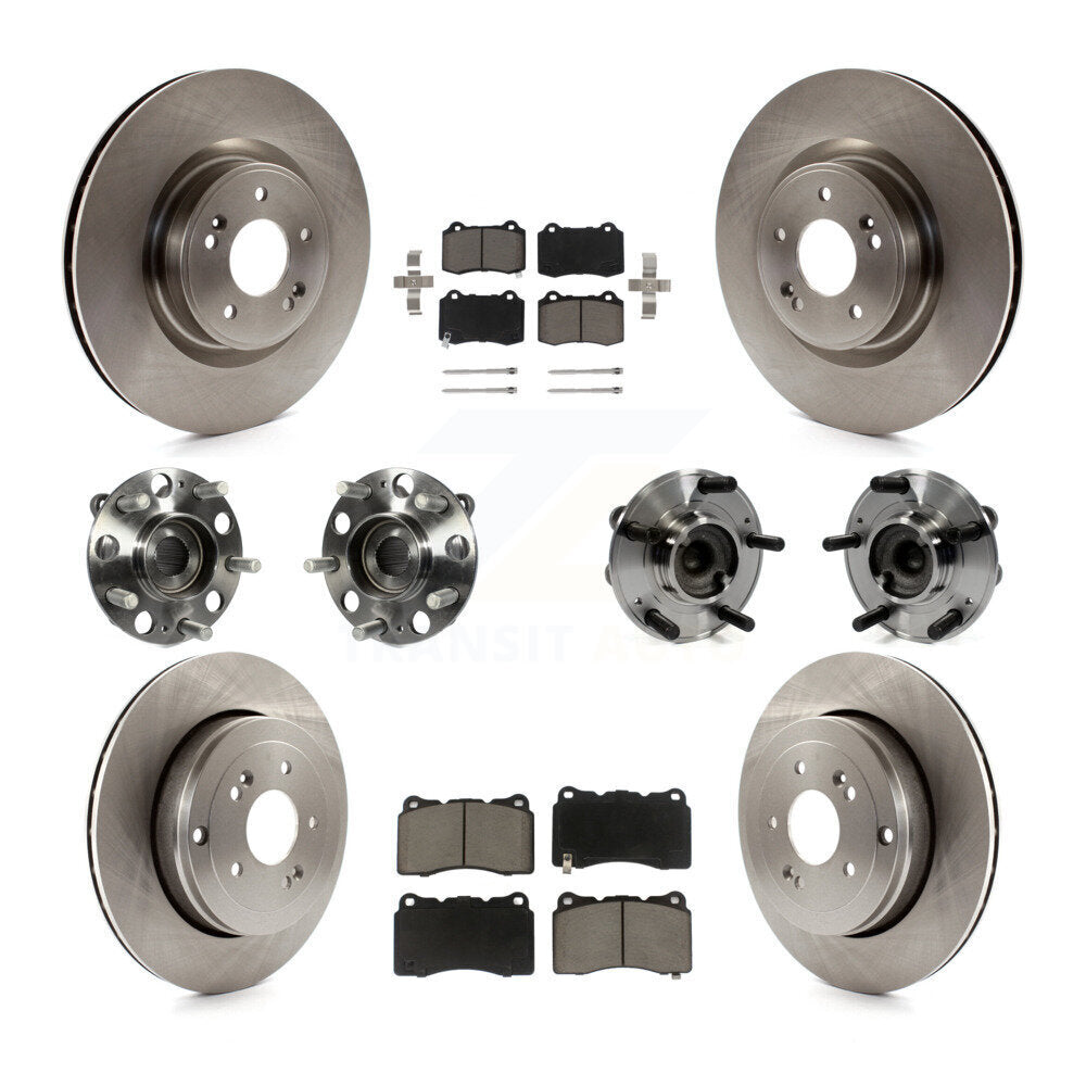 [Avant + Arrière] Kit d'ensemble roulement de roue et moyeu pour Hyundai Genesis Coupe KBB-119438