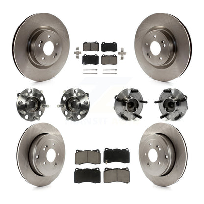 [Avant + Arrière] Kit d'ensemble roulement de roue et moyeu pour Hyundai Genesis Coupe KBB-119438