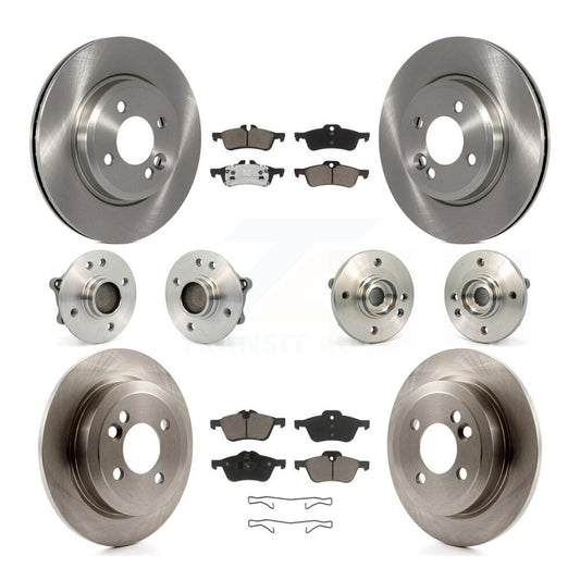 [Avant + Arrière] Kit d'ensemble roulement de roue et moyeu pour 2002-2005 Mini Cooper avec 276mm Diameter Rotor KBB-119439