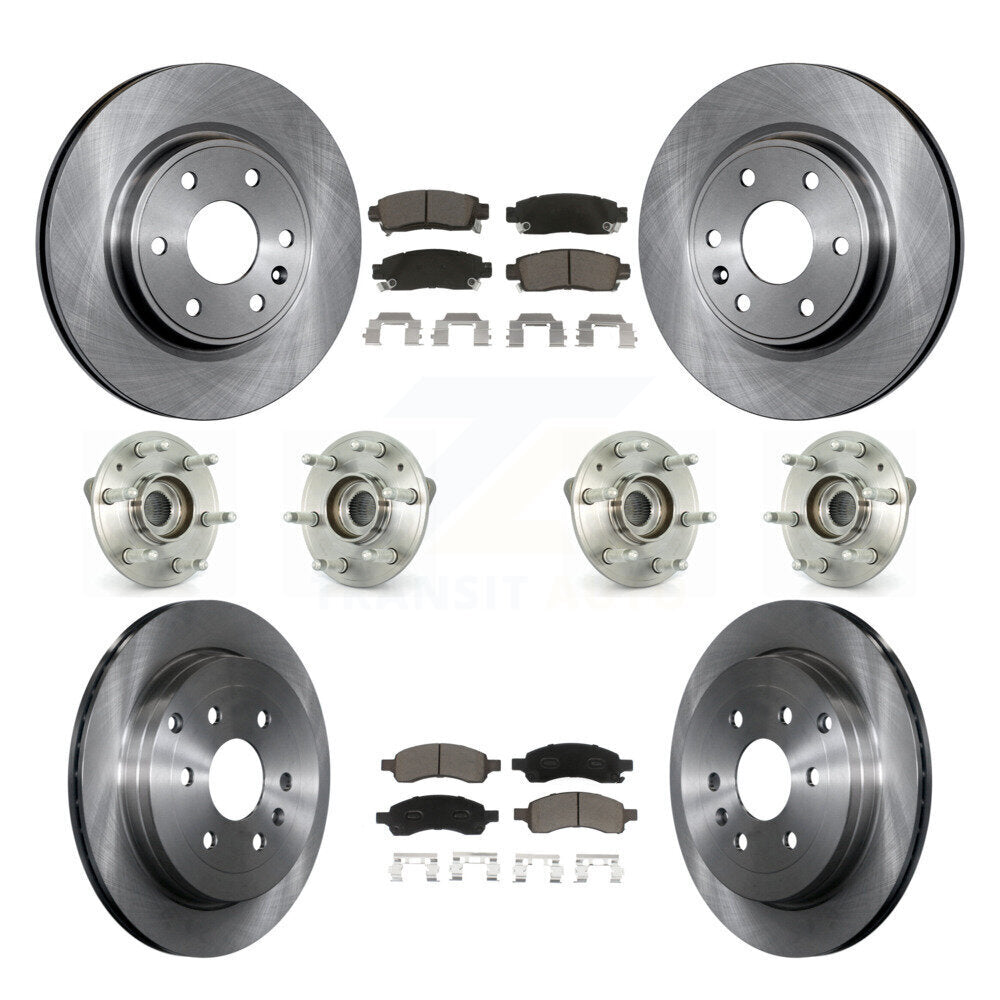 [Avant + Arrière] Kit d'ensemble roulement de roue et moyeu pour Chevrolet Traverse GMC Acadia Buick Enclave Saturn Outlook Limited KBB-119441