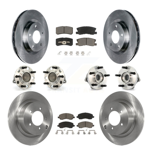 [Avant + Arrière] Kit d'ensemble roulement de roue et moyeu pour Chrysler Dodge Avenger Sebring 200 avec 302mm Diameter Rotor KBB-119442