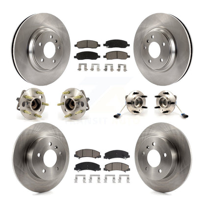 [Avant + Arrière] Kit d'ensemble roulement de roue et moyeu pour 2006-2011 Buick Lucerne 4.6L KBB-119452