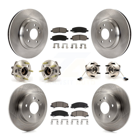 [Avant + Arrière] Kit d'ensemble roulement de roue et moyeu pour 2006-2011 Buick Lucerne 4.6L KBB-119452