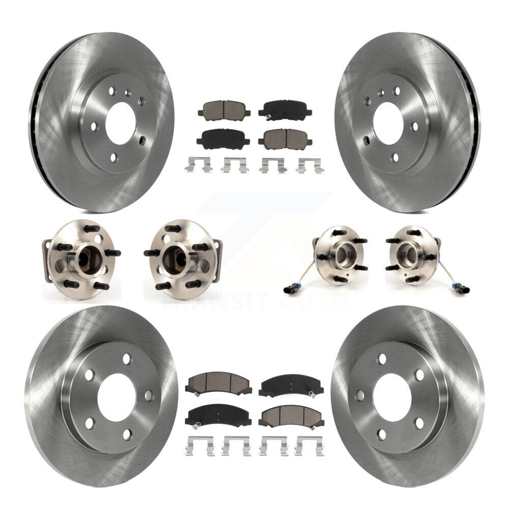 [Avant + Arrière] Kit d'ensemble roulement de roue et moyeu pour Chevrolet Impala Limited KBB-119453