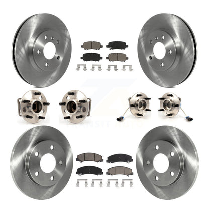 [Avant + Arrière] Kit d'ensemble roulement de roue et moyeu pour Chevrolet Impala Limited KBB-119453