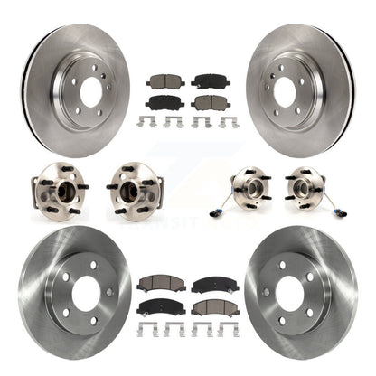 [Avant + Arrière] Kit d'ensemble roulement de roue et moyeu pour Chevrolet Impala Limited KBB-119454