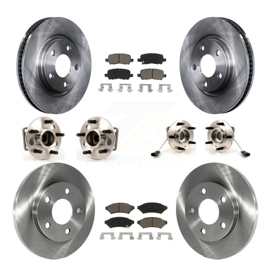 [Avant + Arrière] Kit d'ensemble roulement de roue et moyeu pour Pontiac Grand Prix Buick LaCrosse Allure KBB-119456