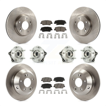 [Avant + Arrière] Kit d'ensemble roulement de roue et moyeu pour Kia Sorento Hyundai Santa Fe avec ABS Brakes AWD KBB-119463 par Transit Auto