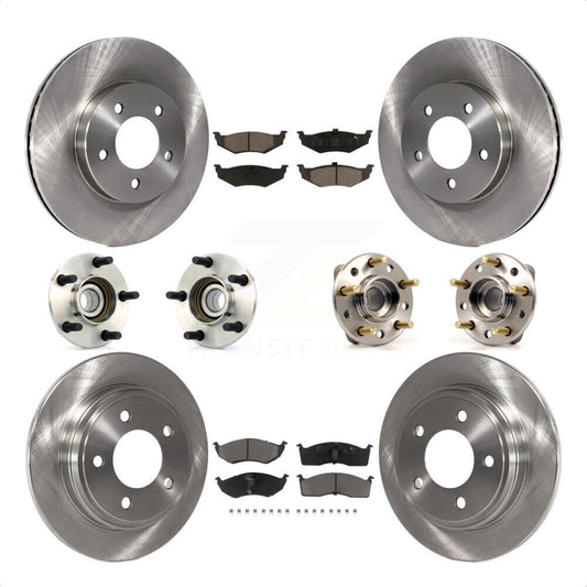 [Avant + Arrière] Kit d'ensemble roulement de roue et moyeu pour Chrysler Dodge Intrepid 300M Concorde LHS KBB-119466 par Transit Auto
