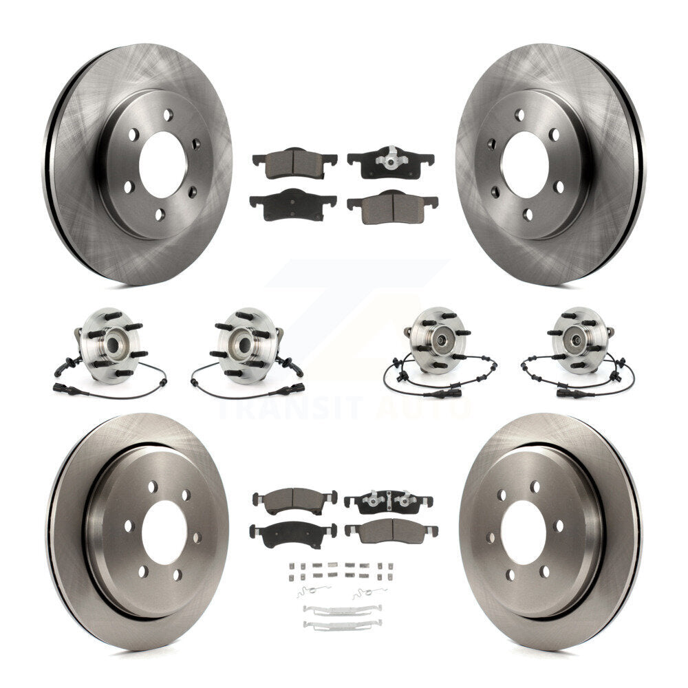 [Avant + Arrière] Kit d'ensemble roulement de roue et moyeu pour Ford Expedition Lincoln Navigator KBB-119468