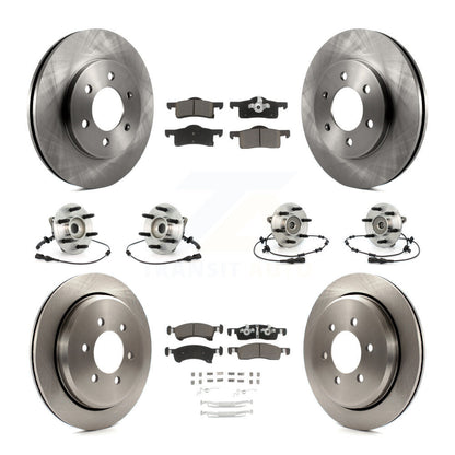 [Avant + Arrière] Kit d'ensemble roulement de roue et moyeu pour Ford Expedition Lincoln Navigator KBB-119468