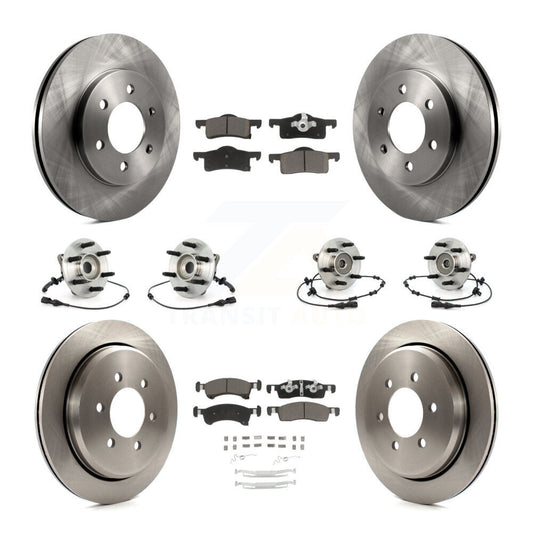 [Avant + Arrière] Kit d'ensemble roulement de roue et moyeu pour Ford Expedition Lincoln Navigator KBB-119468