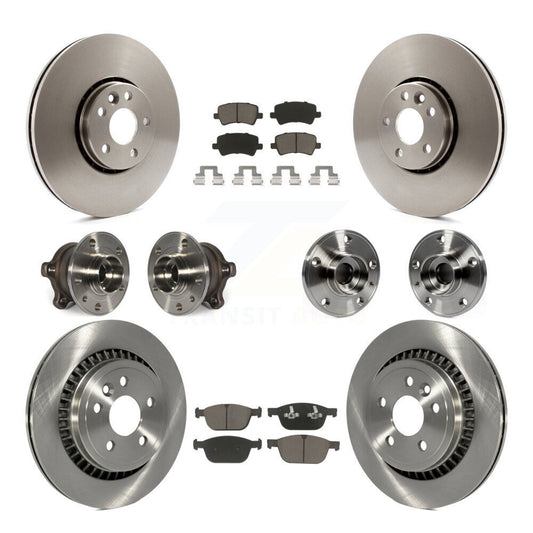 [Avant + Arrière] Kit d'ensemble roulement de roue et moyeu pour 2010-2015 Volvo XC60 AWD KBB-119470