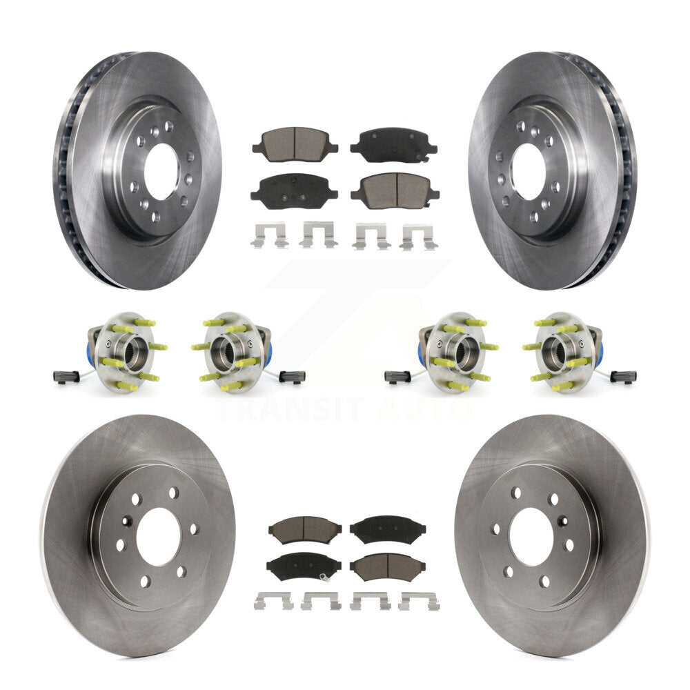 [Avant + Arrière] Kit d'ensemble roulement de roue et moyeu pour 2006 Chevrolet Uplander Pontiac Montana Buick Terraza Saturn Relay AWD KBB-119474